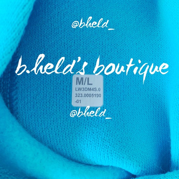 lululemon Scuba Oversized Half-Zip Hoodie in Electric Turquoise Size M/L New NWT - Picture 14 of 15